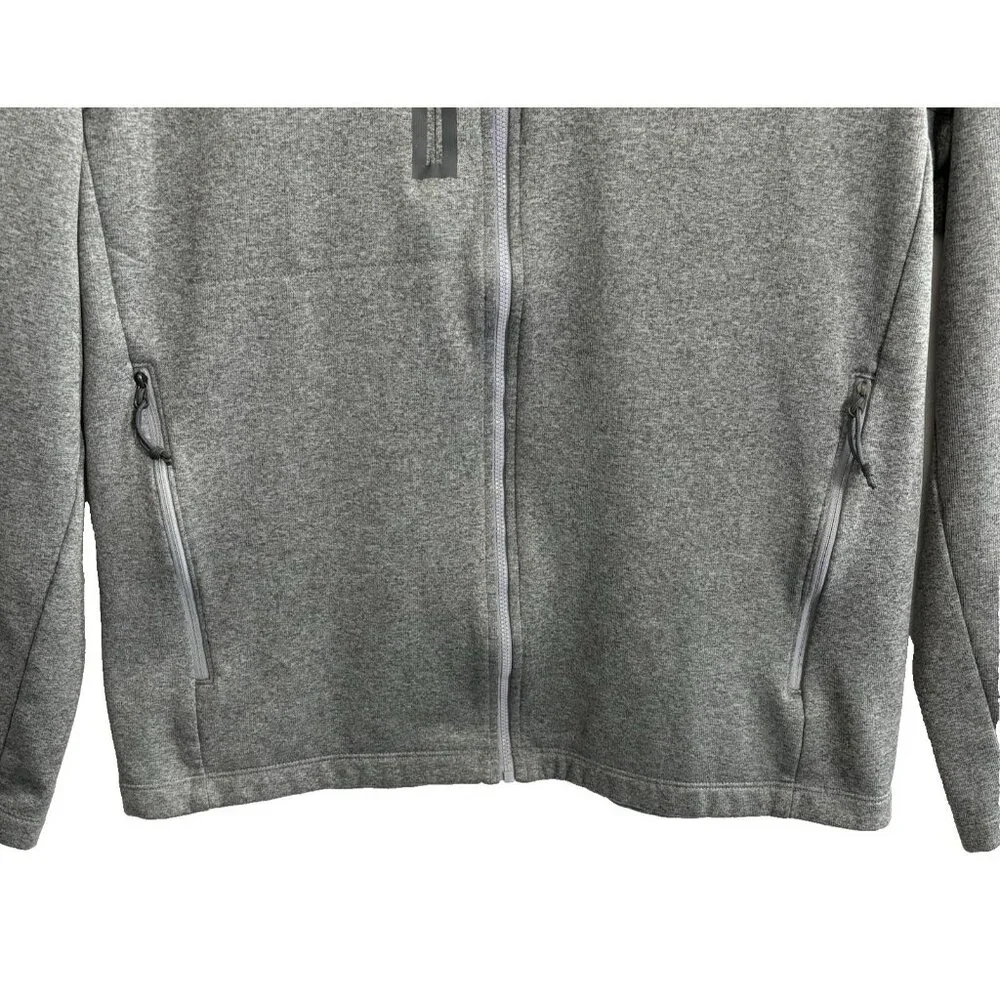 THE NORTH FACE Men Full‎ Zip Lightweight Jacket Sz L Gray Outdoors Hiking 67-4